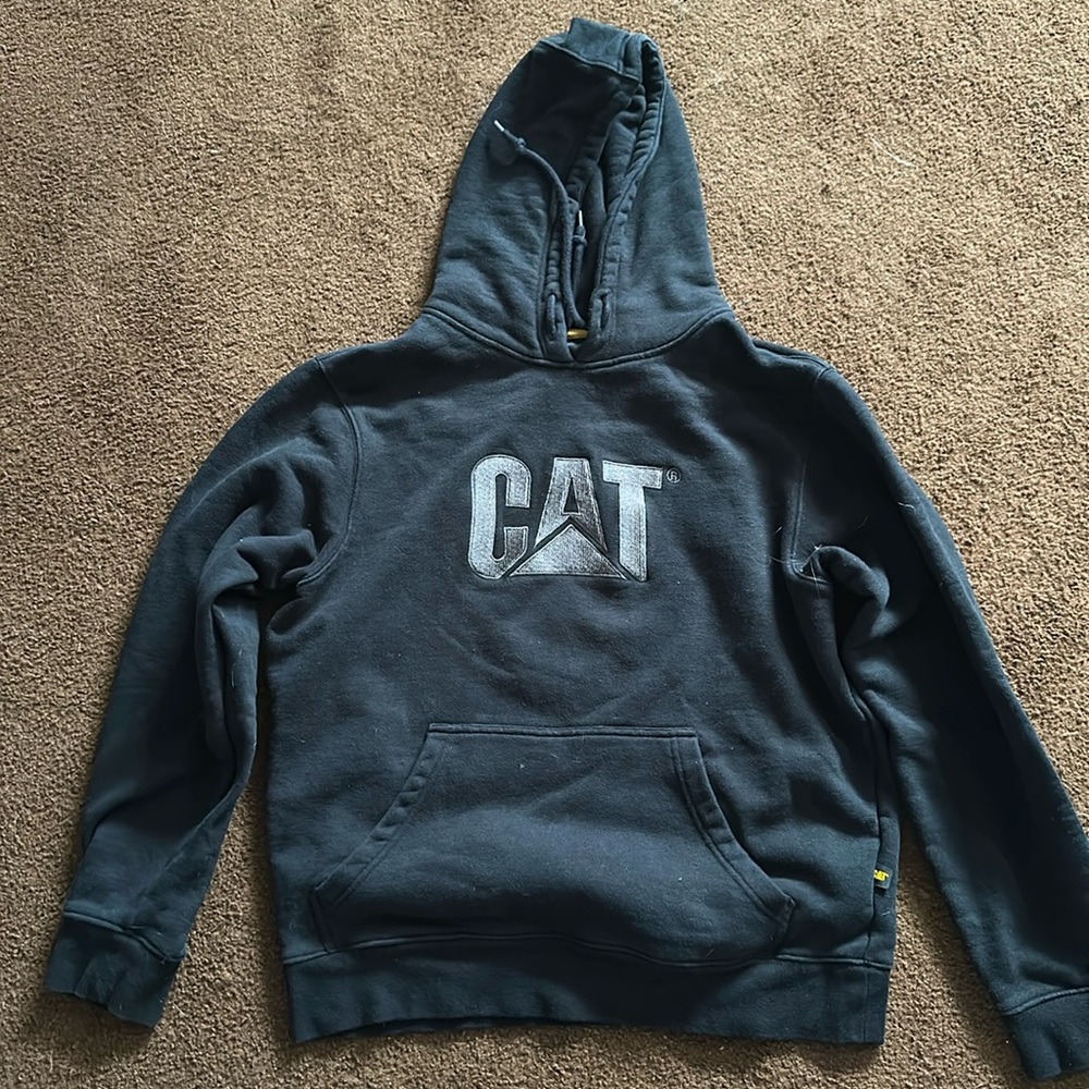Black CAT hoodies size large